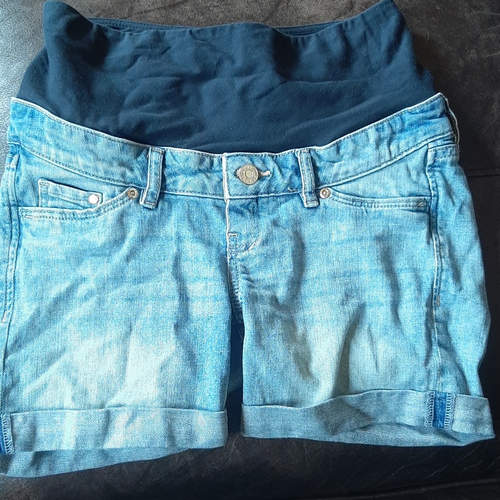 2/$30 Maternity jean shorts